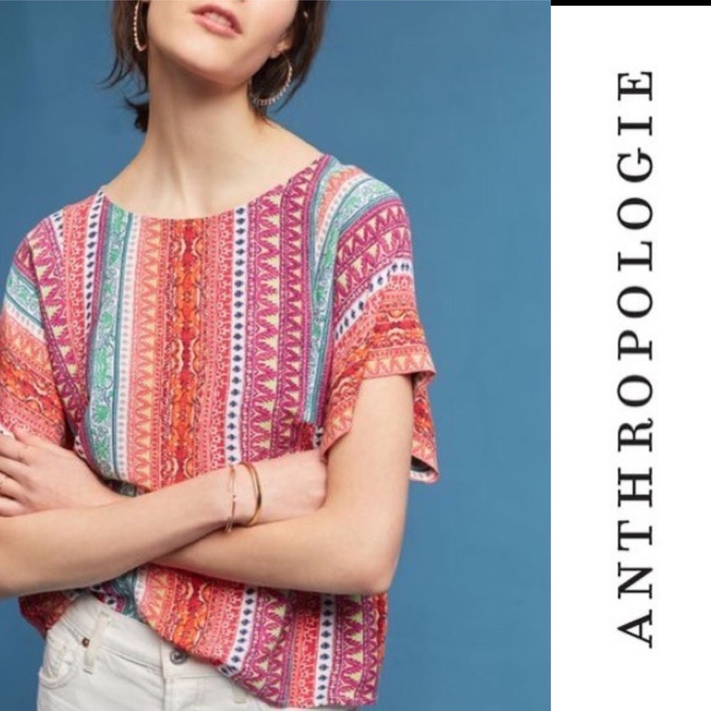 Anthropologie - Milla Printed Top